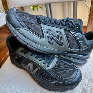 New Balance 990v5 MiUSA Engineered Garments Black Black Mens Size 12